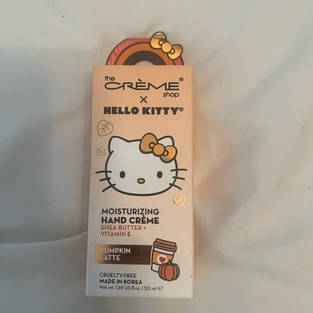Hello Kitty x Creme Shop Limited Edition Pumpkin Latte Cream NWT